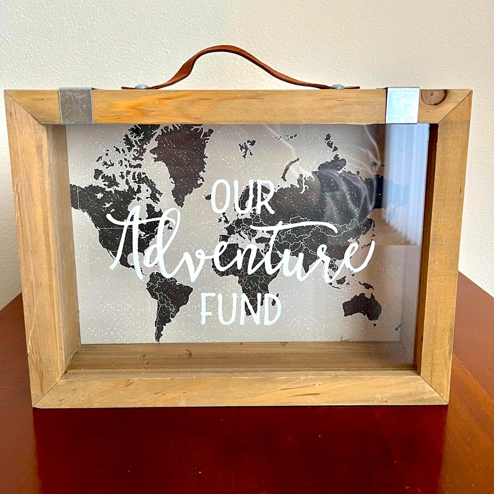 “Our Adventure Fund” suitcase bank